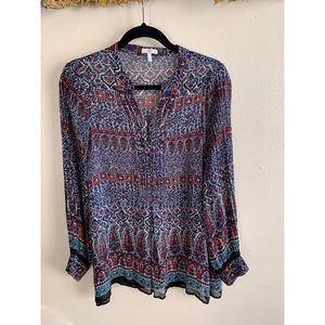 Joie “Elie” 100% Silk Tunic